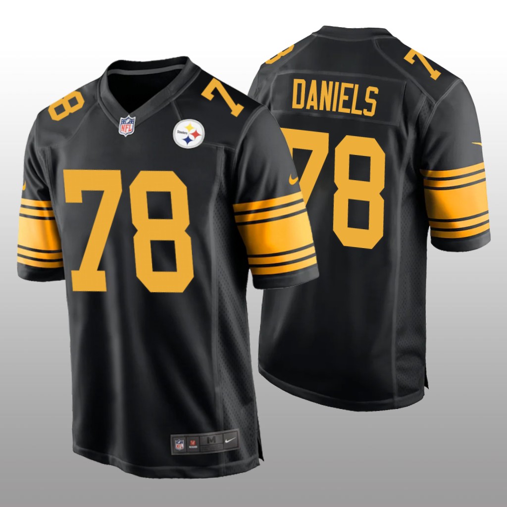Pittsburgh Steelers James Daniels Black Jersey Alternate Game - Men's