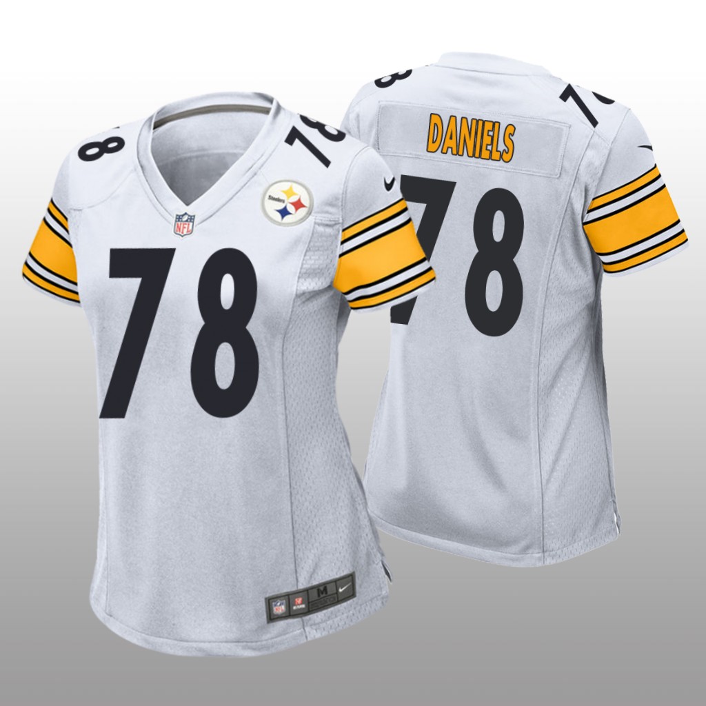 Pittsburgh Steelers James Daniels White Jersey Game - Women's