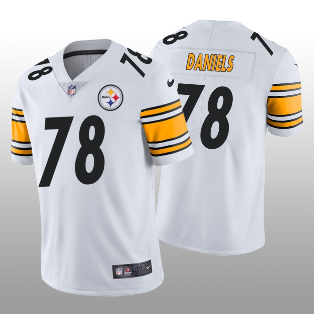 Pittsburgh Steelers James Daniels White Jersey Vapor Limited - Men's