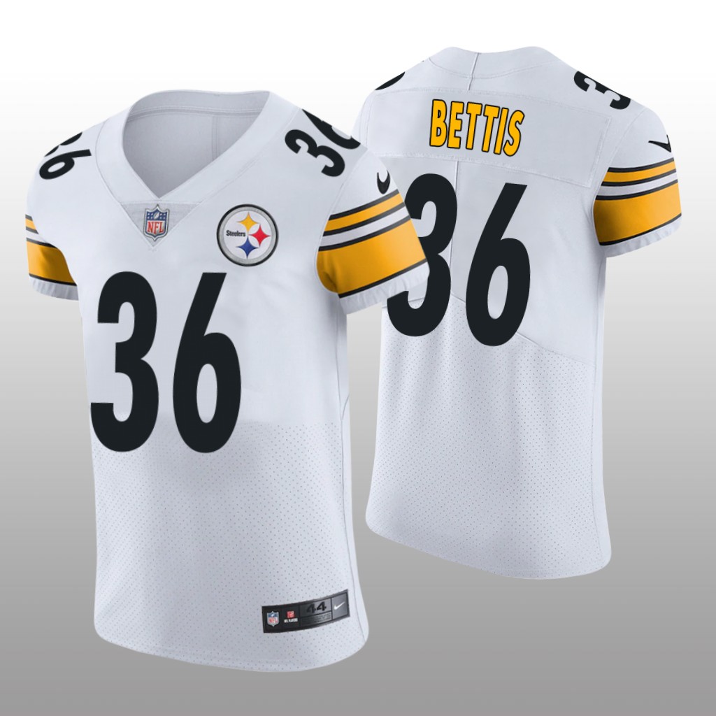 Pittsburgh Steelers Jerome Bettis White Jersey Vapor Elite Men's