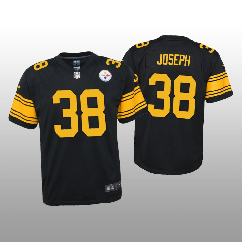 Pittsburgh Steelers Karl Joseph Black Jersey Alternate Game - Youth