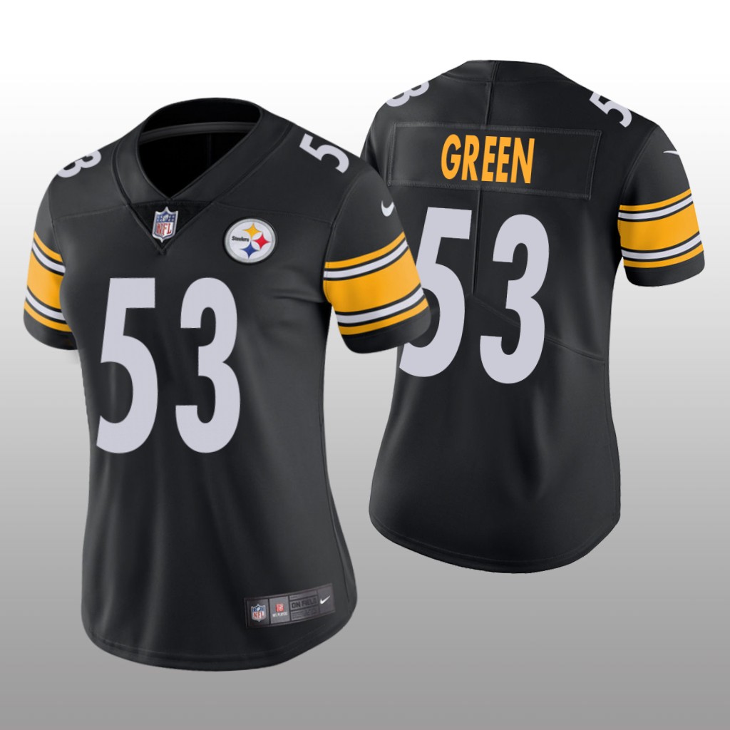 Pittsburgh Steelers Kendrick Green Black Jersey Vapor Limited - Women's