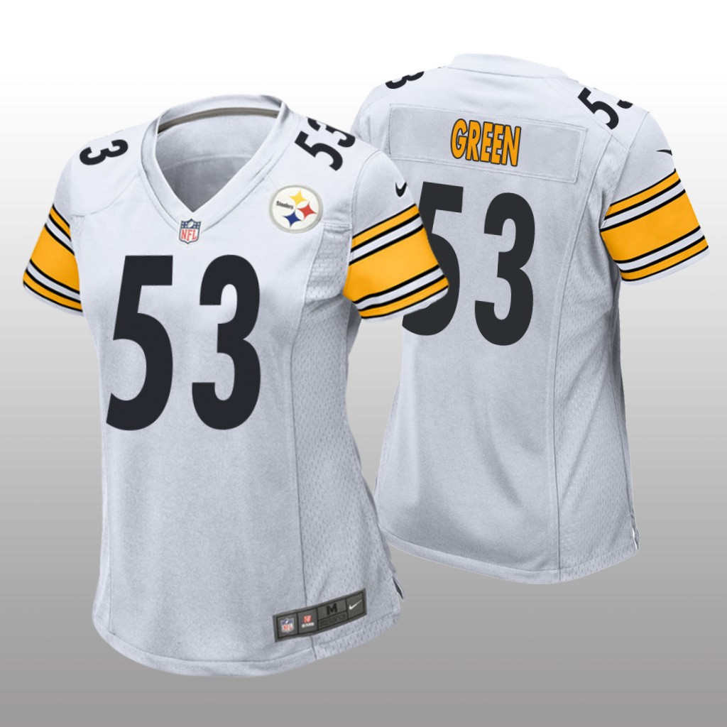 Pittsburgh Steelers Kendrick Green White Jersey Game - Women's