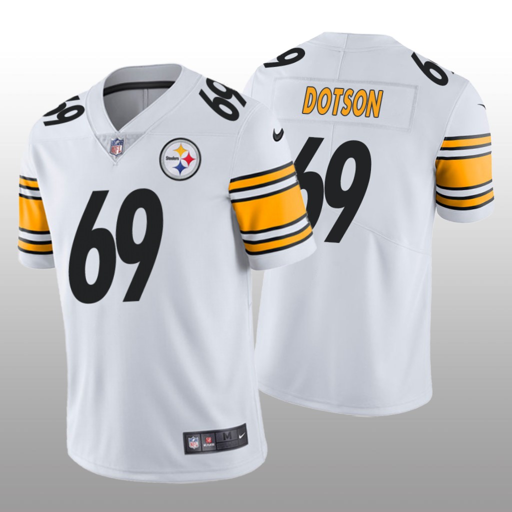 Pittsburgh Steelers Kevin Dotson White Jersey Vapor Limited - Men's