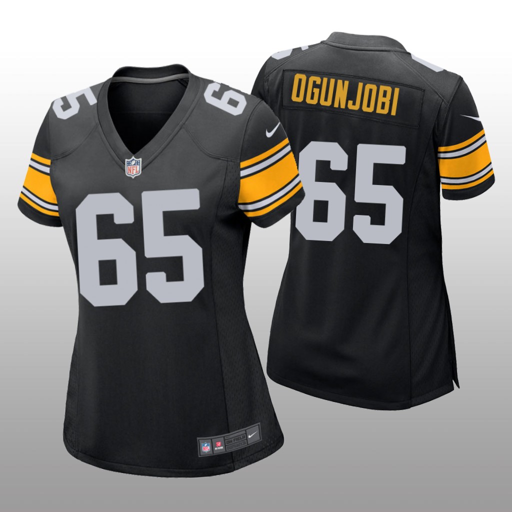 Pittsburgh Steelers Larry Ogunjobi Black Jersey Game - Women's