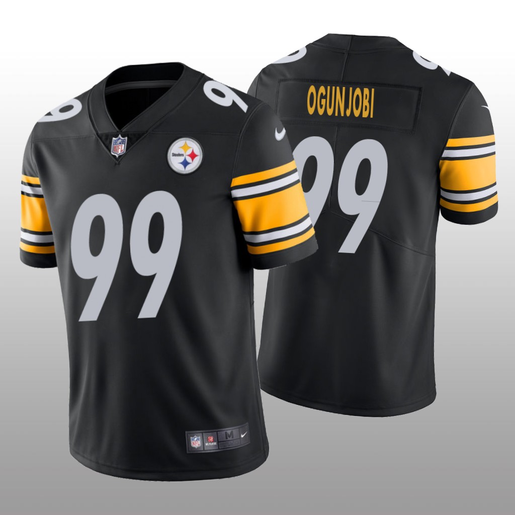 Pittsburgh Steelers Larry Ogunjobi Black Jersey Vapor Limited - Men's