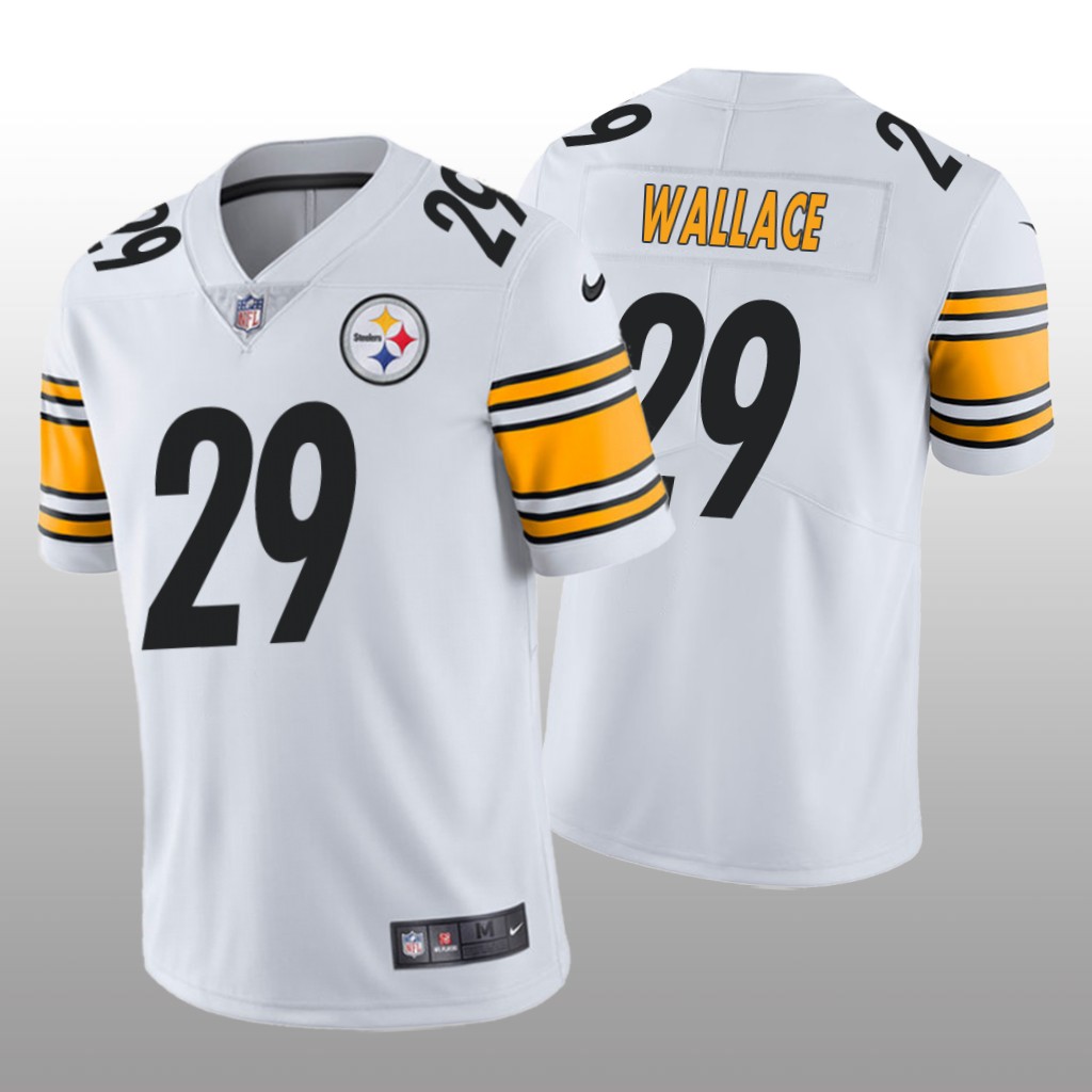 Pittsburgh Steelers Levi Wallace White Jersey Vapor Limited - Men's