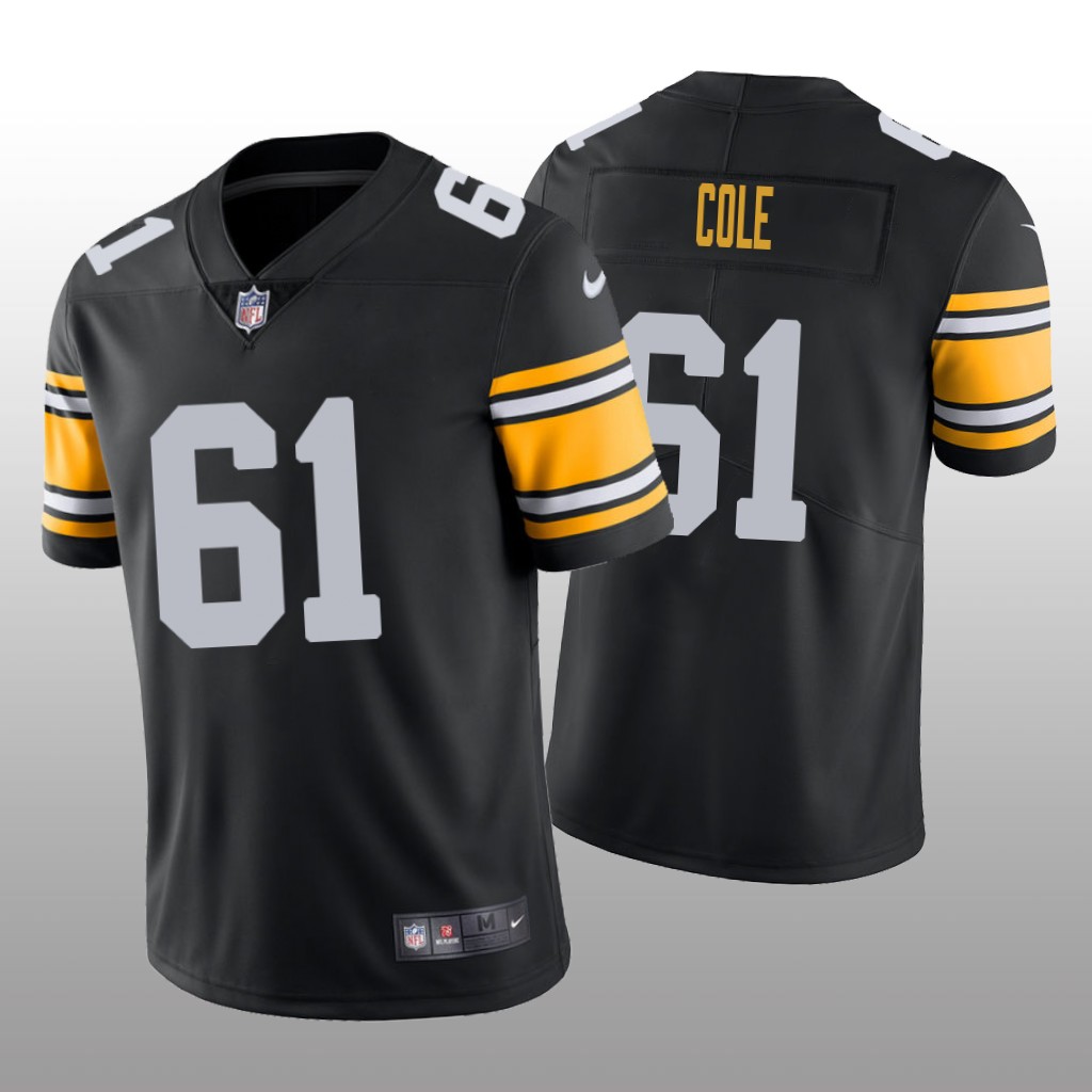 Pittsburgh Steelers Mason Cole Black Jersey Vapor Limited - Men's