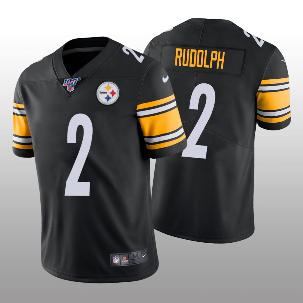Pittsburgh Steelers Mason Rudolph Black Vapor Limited Jersey 100th Season - Men's