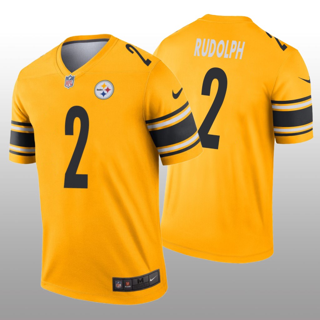 Pittsburgh Steelers Mason Rudolph Gold Jersey Inverted Legend - Men's