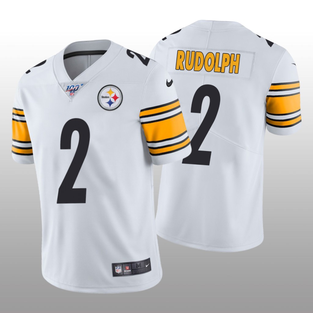 Pittsburgh Steelers Mason Rudolph White Vapor Limited Jersey 100th Season - Men's