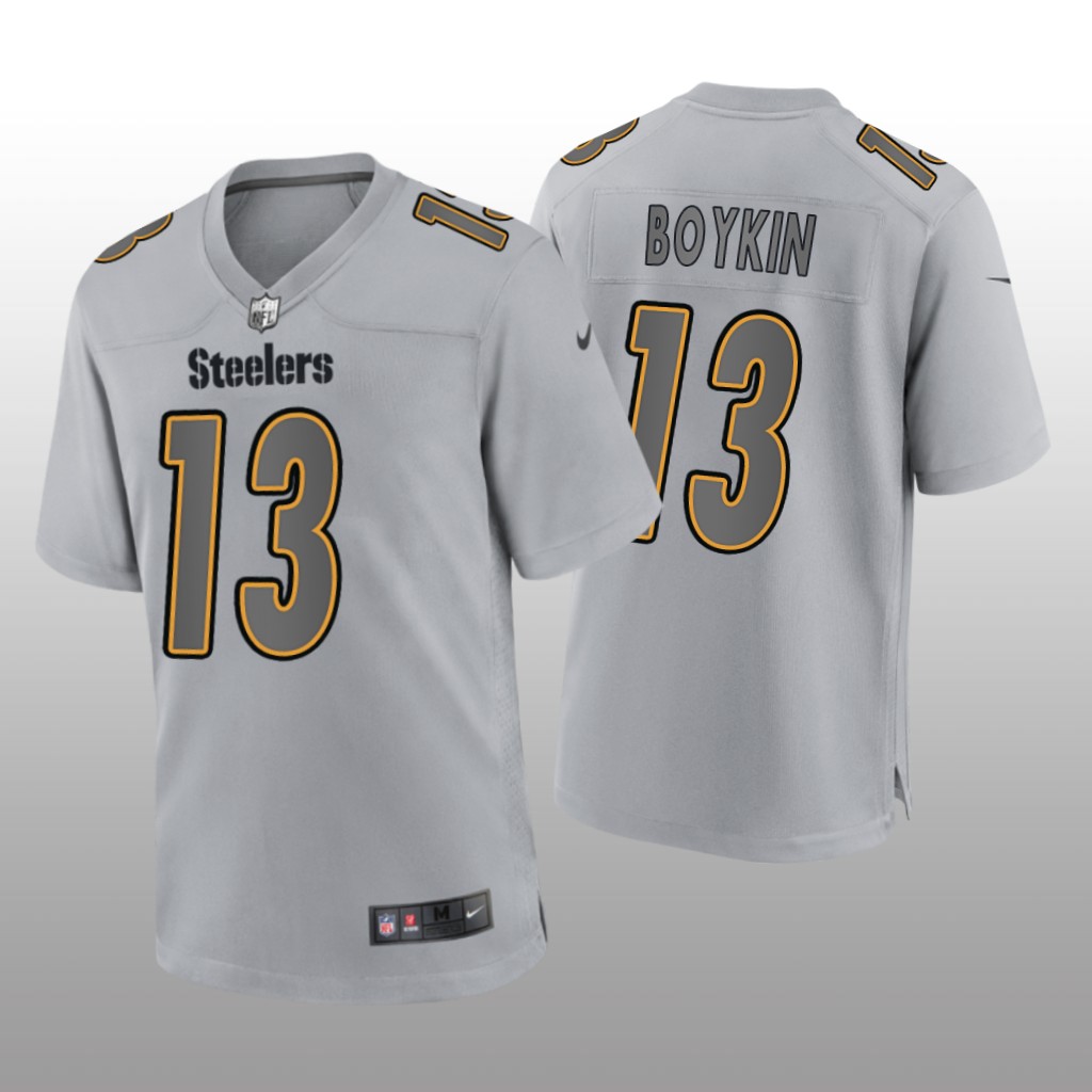 Pittsburgh Steelers Miles Boykin Gray Jersey Atmosphere Fashion Game - Men's