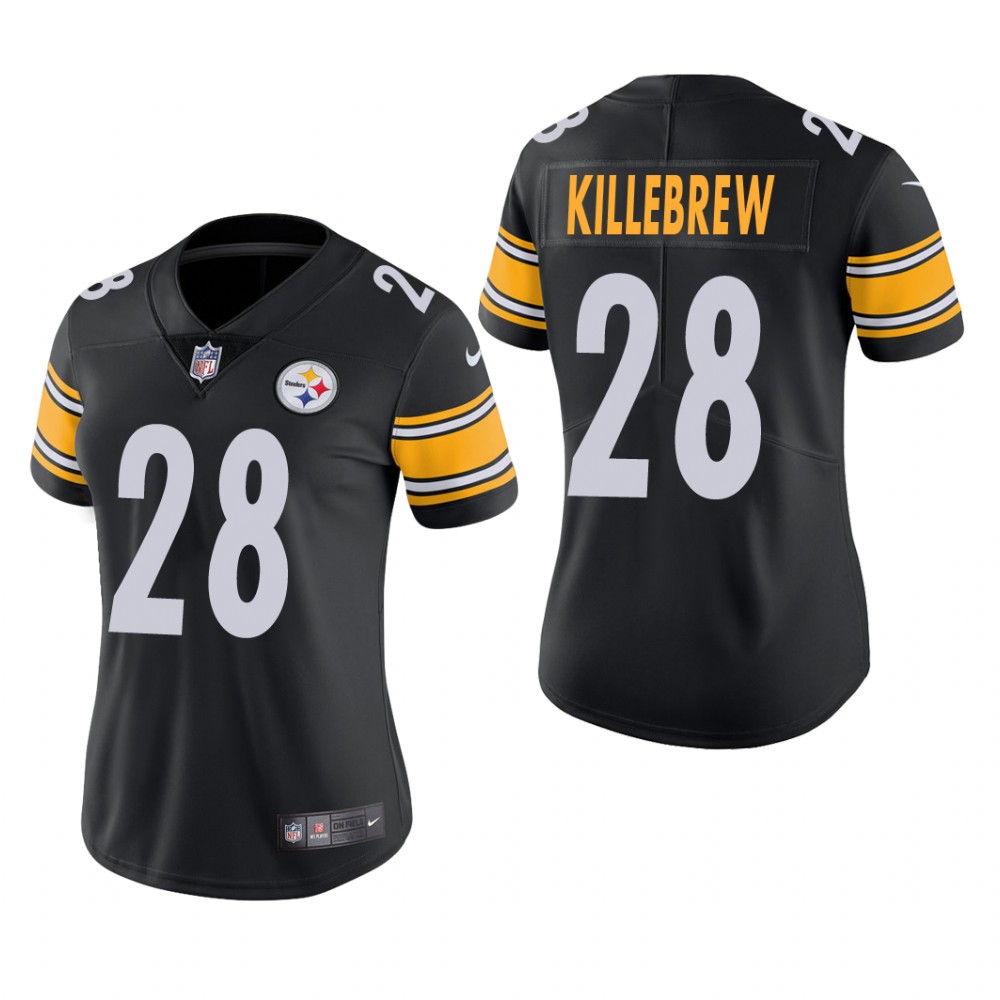 Pittsburgh Steelers Miles Killebrew Black Jersey Vapor Limited - Women's