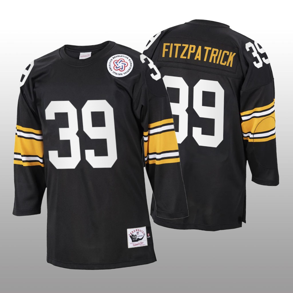 Pittsburgh Steelers Minkah Fitzpatrick Black Throwback 1975 - Men's