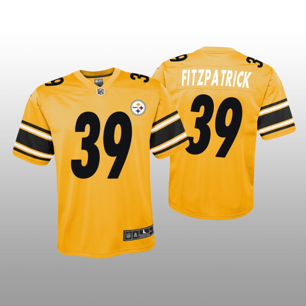 Pittsburgh Steelers Minkah Fitzpatrick Gold Jersey Inverted Game - Youth