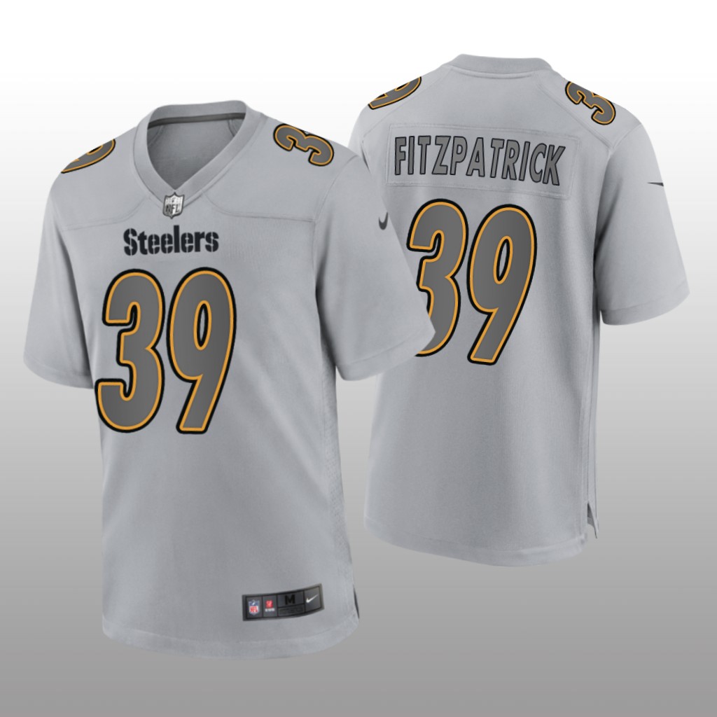 Pittsburgh Steelers Minkah Fitzpatrick Gray Jersey Atmosphere Fashion Game - Men's