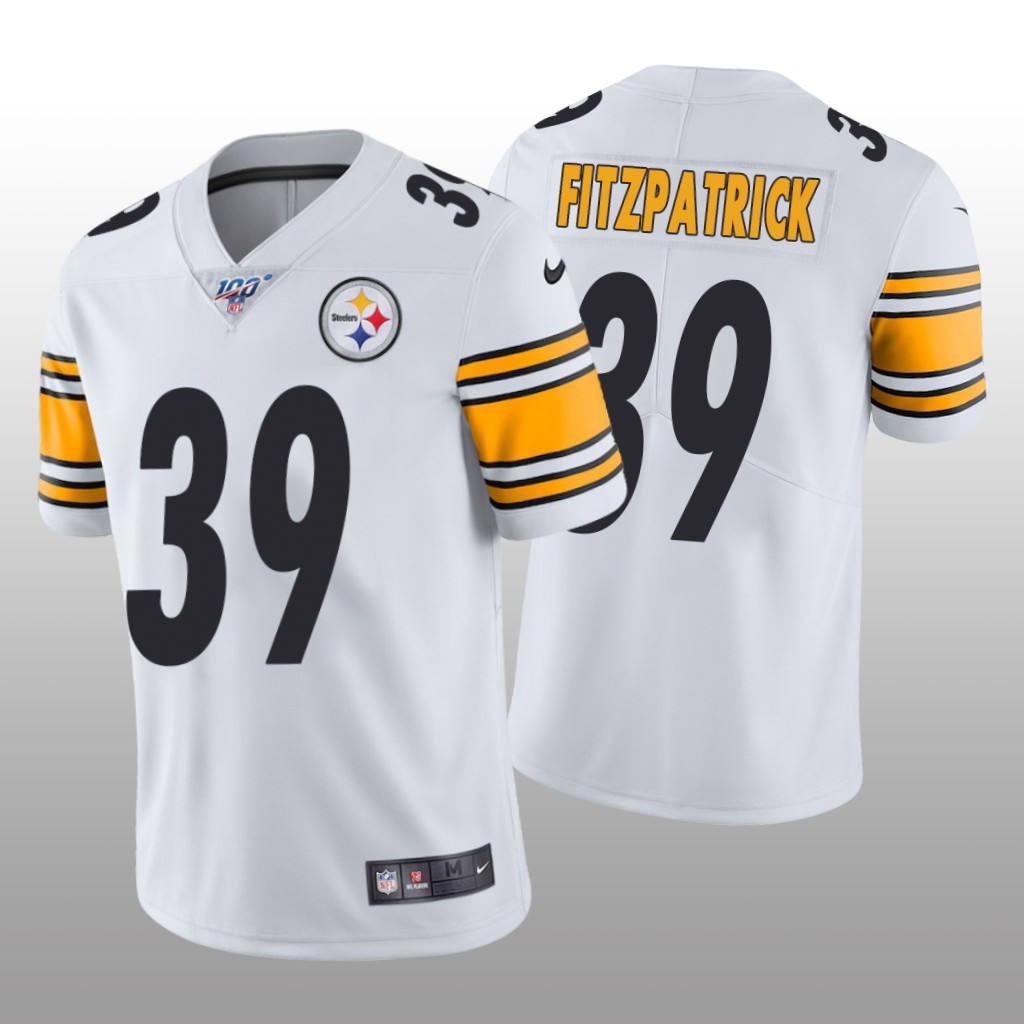 Pittsburgh Steelers Minkah Fitzpatrick White Vapor Limited Jersey 100th Season - Men's