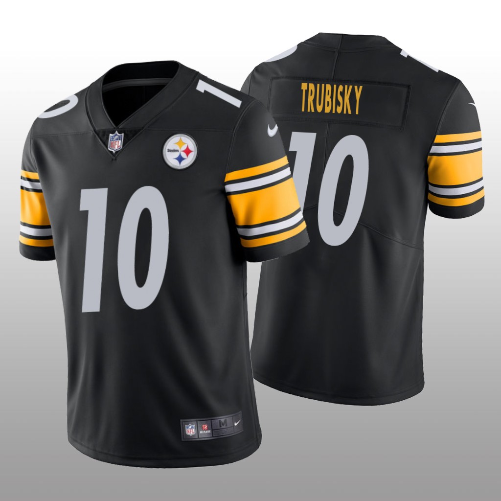 Pittsburgh Steelers Mitchell Trubisky Black Jersey Vapor Limited - Men's