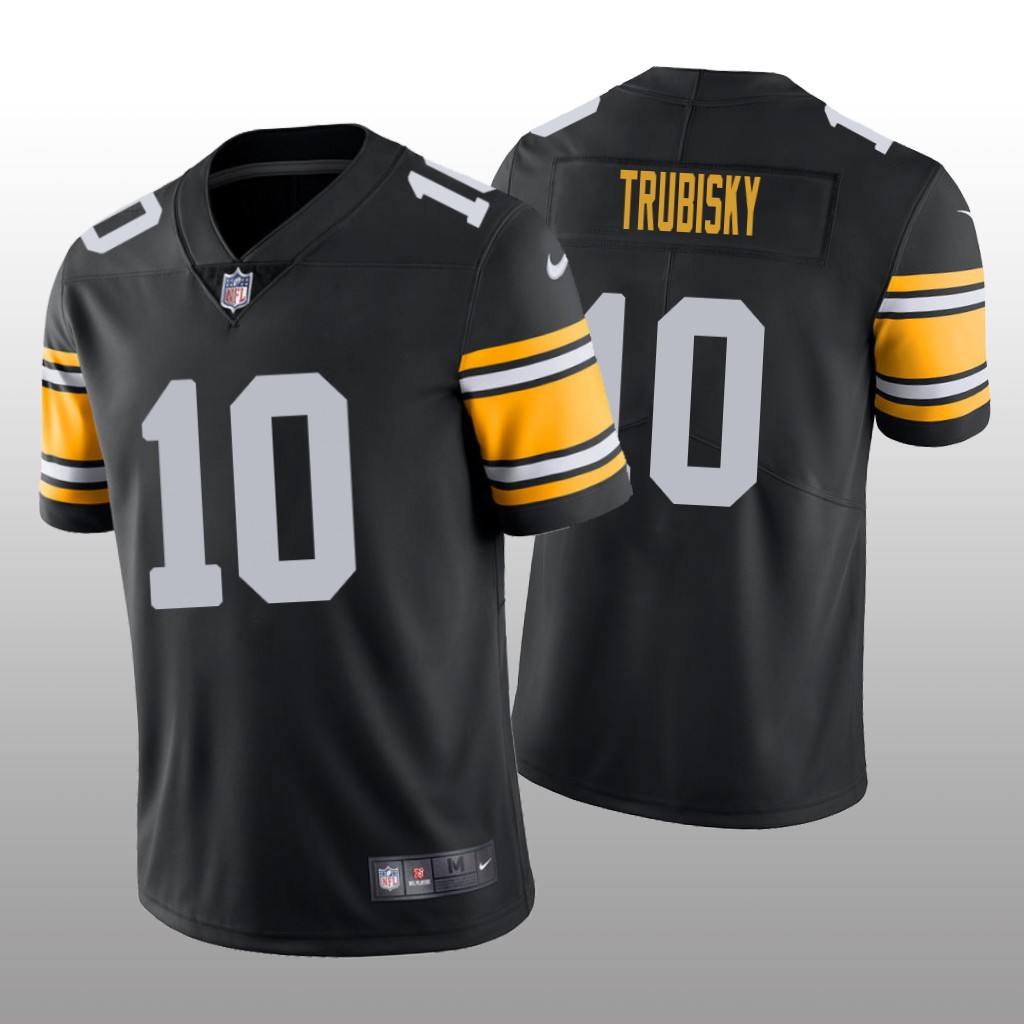 Pittsburgh Steelers Mitchell Trubisky Black Jersey Vapor Limited - Men's