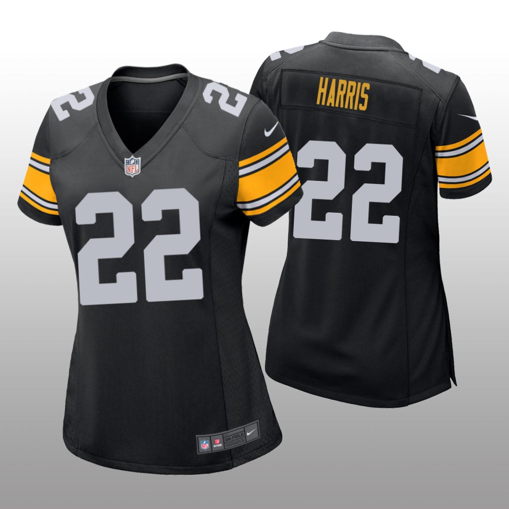 Pittsburgh Steelers Najee Harris Black Jersey Game - Women's