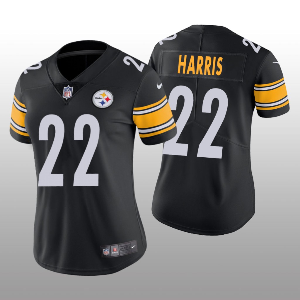 Pittsburgh Steelers Najee Harris Black Jersey Vapor Limited - Women's