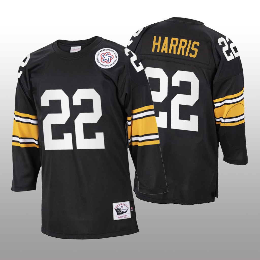 Pittsburgh Steelers Najee Harris Black Throwback 1975 - Men's