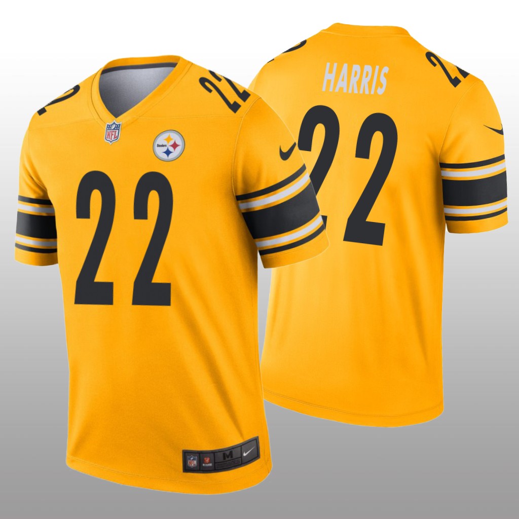 Pittsburgh Steelers Najee Harris Gold Jersey Inverted Legend - Men's