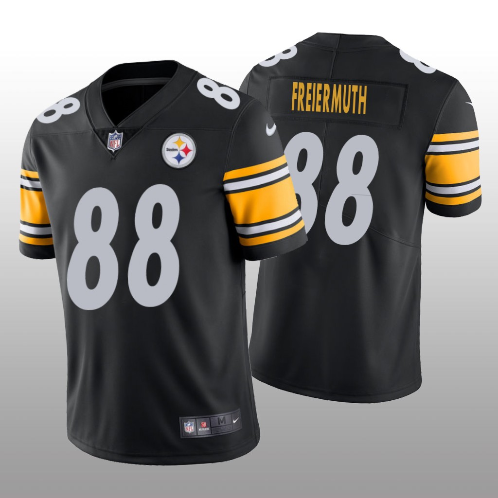 Pittsburgh Steelers Pat Freiermuth Black Jersey Vapor Limited - Men's