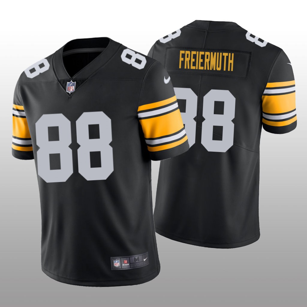 Pittsburgh Steelers Pat Freiermuth Black Jersey Vapor Limited - Men's