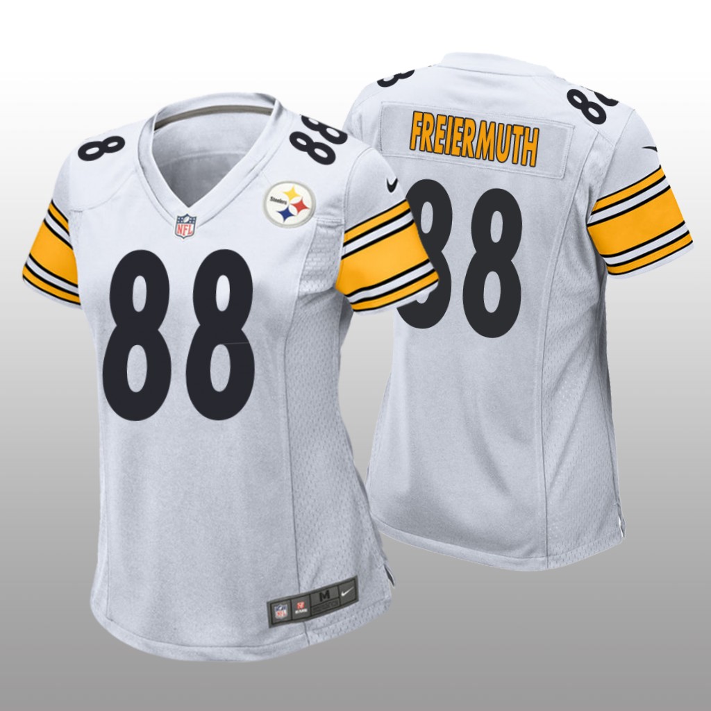 Pittsburgh Steelers Pat Freiermuth White Jersey Game - Women's