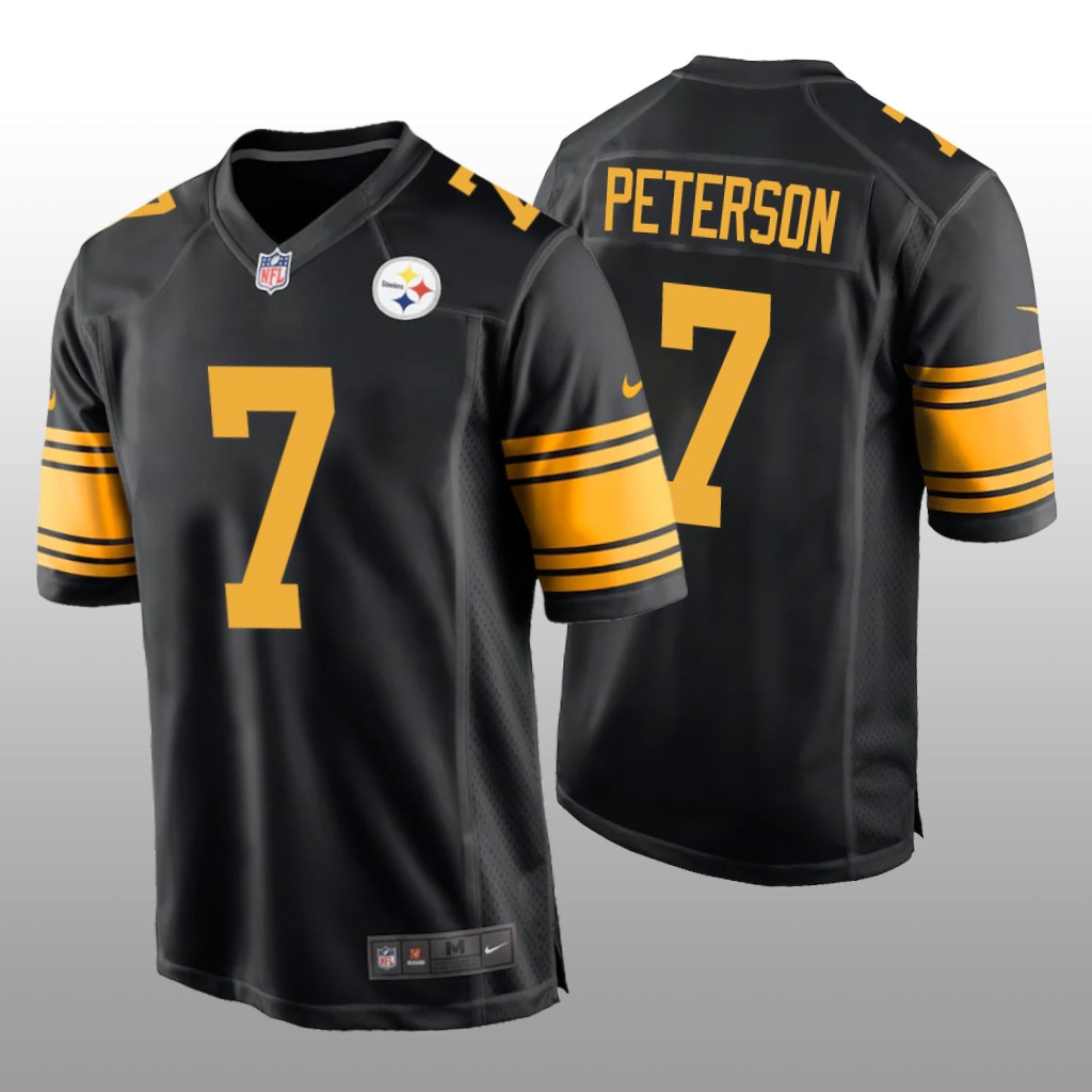 Pittsburgh Steelers Patrick Peterson Black Jersey Alternate Game - Men's