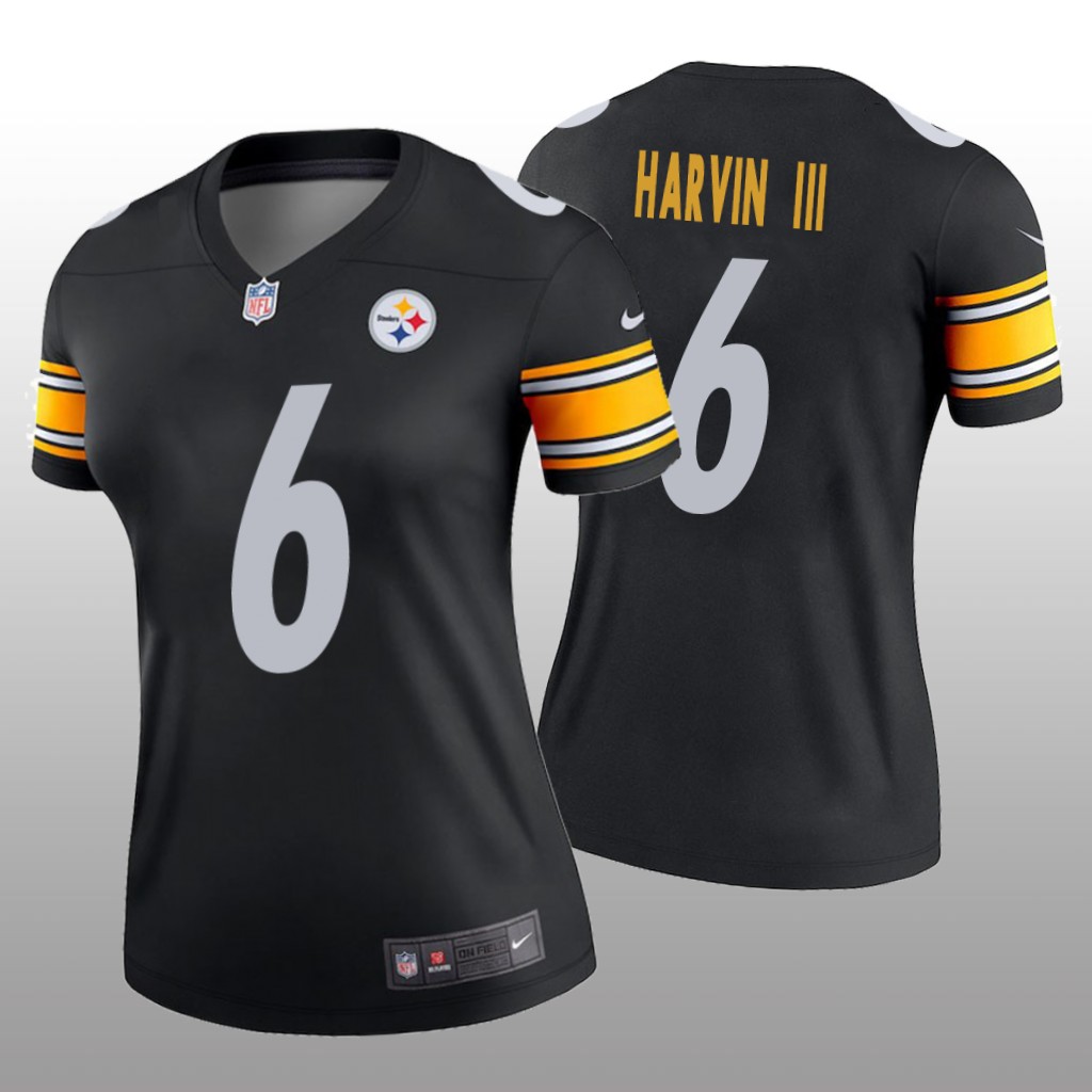 Pittsburgh Steelers Pressley Harvin III Black Jersey Legend - Women's