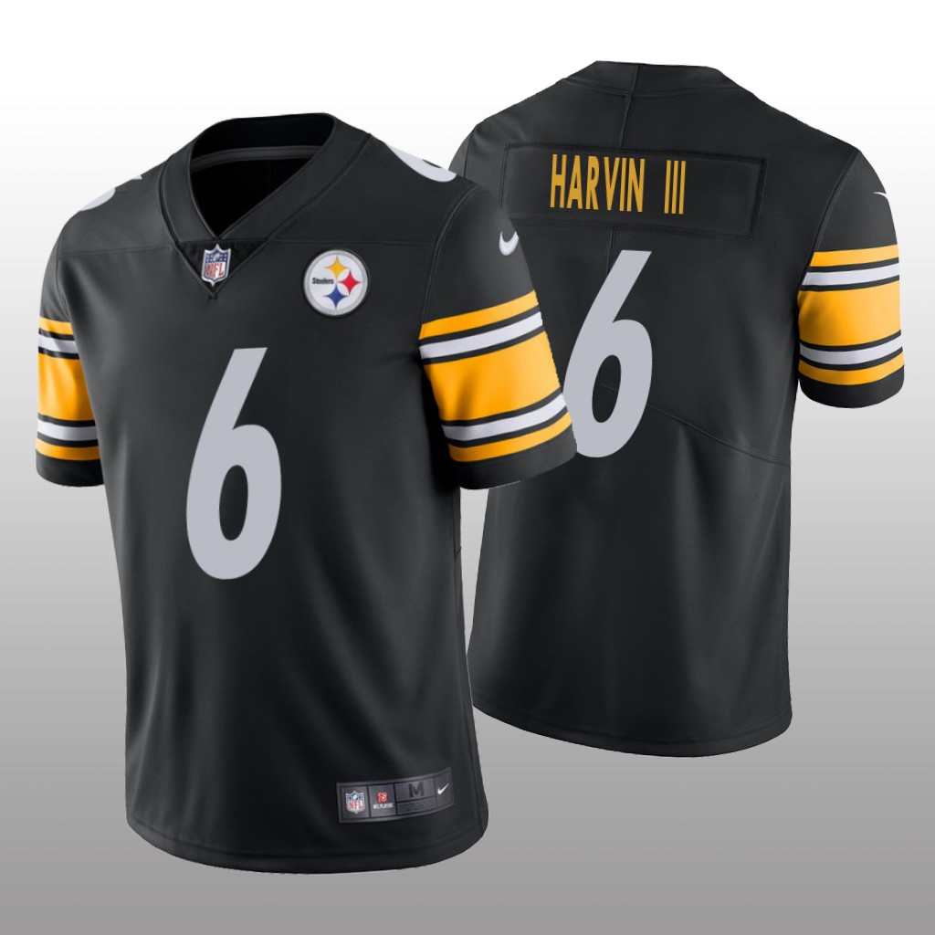 Pittsburgh Steelers Pressley Harvin III Black Jersey Vapor Limited - Men's
