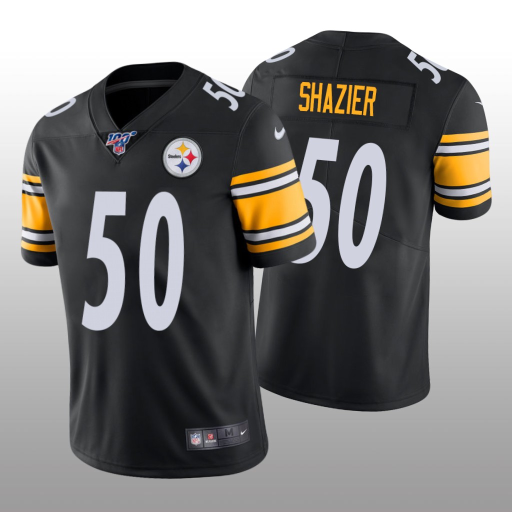Pittsburgh Steelers Ryan Shazier Black Vapor Limited Jersey 100th Season - Men's