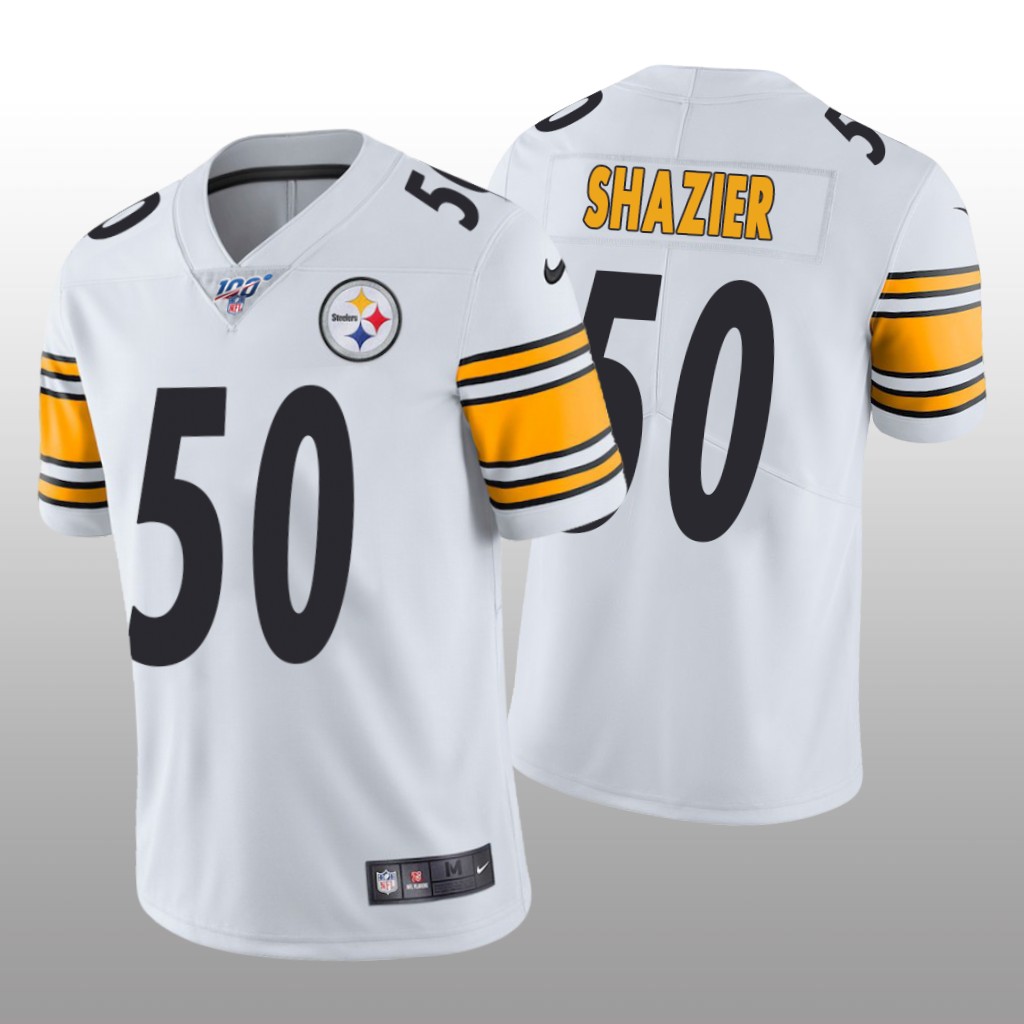 Pittsburgh Steelers Ryan Shazier White Vapor Limited Jersey 100th Season - Men's