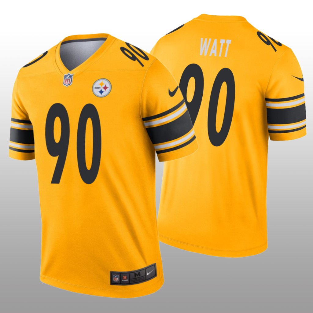 Pittsburgh Steelers T.J. Watt Gold Jersey Inverted Legend - Men's