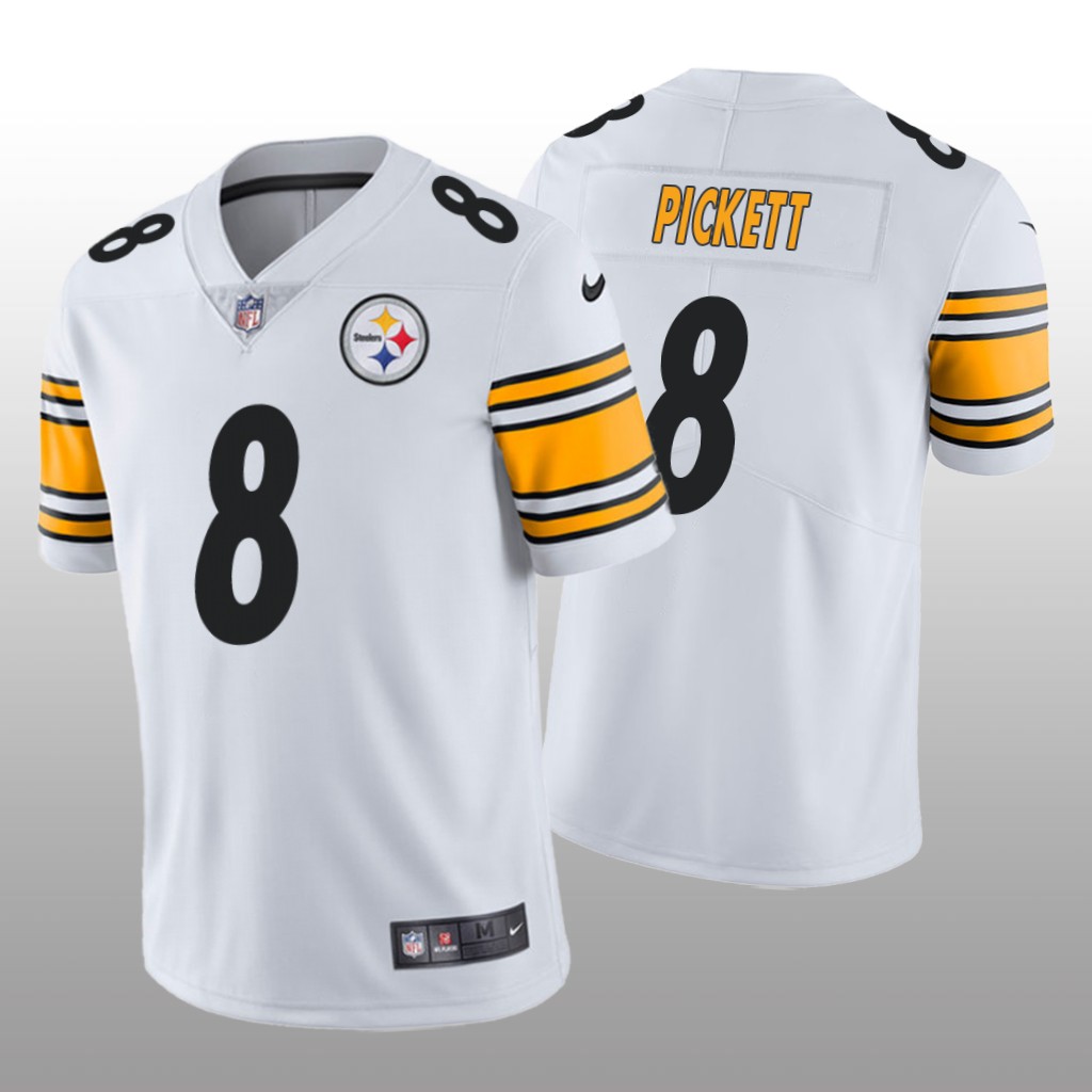 Pittsburgh Steelers White 2022 NFL Draft Vapor Limited Kenny Pickett Jersey