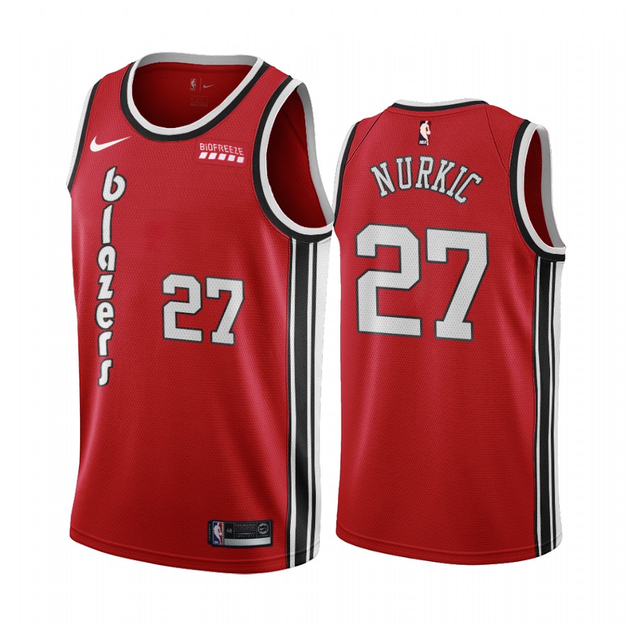 Portland Trail Blazers Jusuf Nurkic Red Classic Edition Jersey