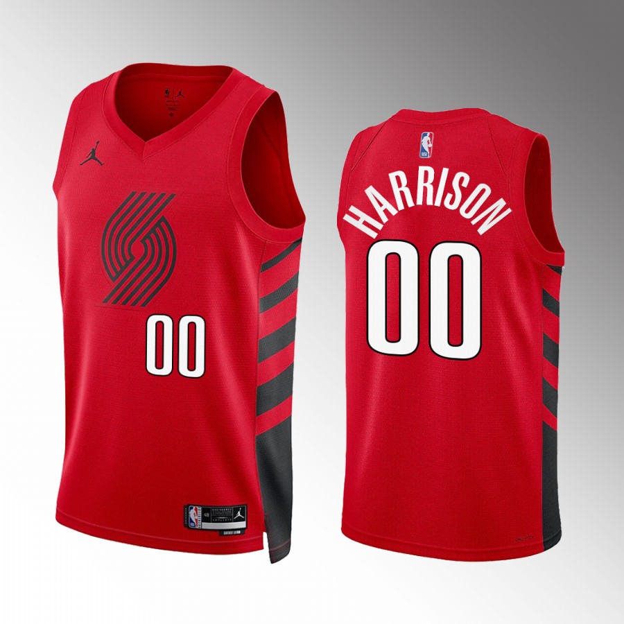 Portland Trail Blazers Shaquille Harrison 2022-23 Statement Edition Red #00 Jersey Swingman