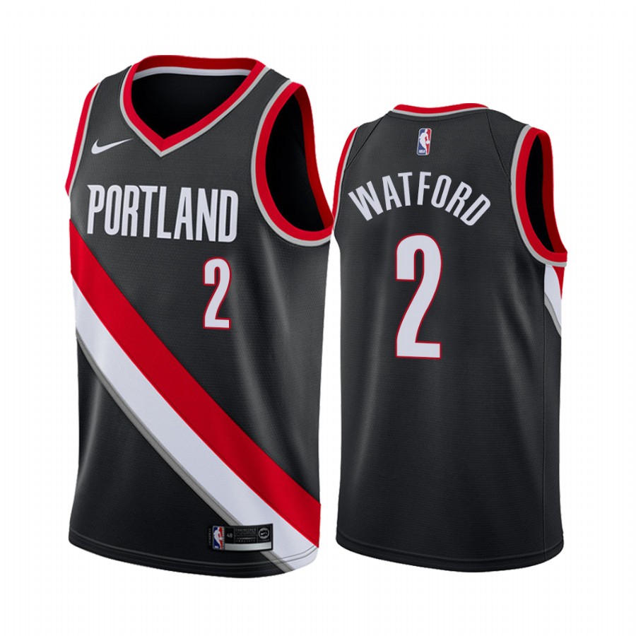 Portland Trail Blazers Trendon Watford 2021 NBA Draft #2 Icon Edition Jersey Black