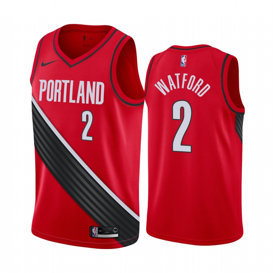 Portland Trail Blazers Trendon Watford 2021 NBA Draft #2 Statement Edition Jersey Red