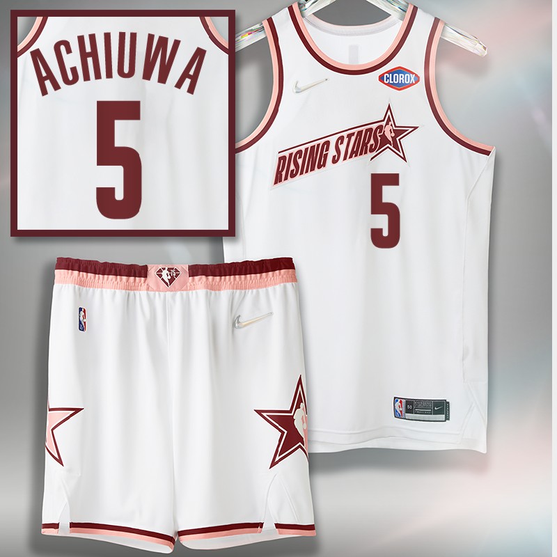 Precious Achiuwa 2022 NBA Rising Stars Raptors Jersey White Team Isiah Uniform