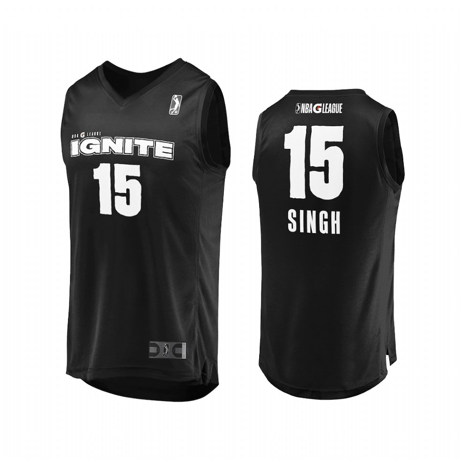 Princepal Singh G League Ignite #15  2020-21 Black Jersey