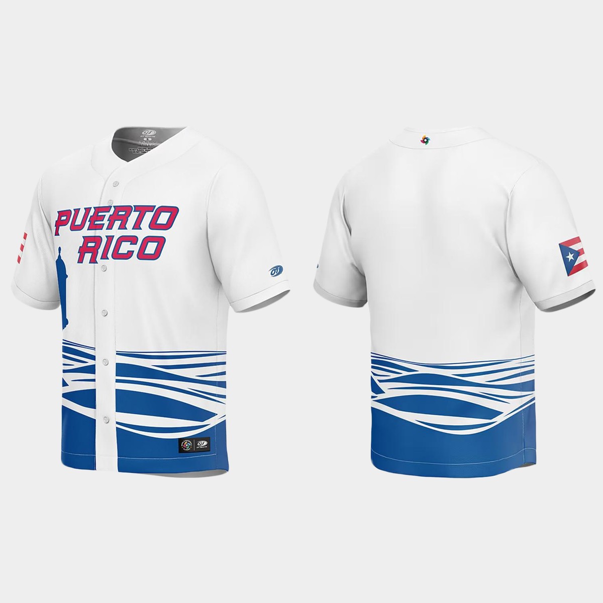 Puerto Rico  2023 World  Classic Jersey - White