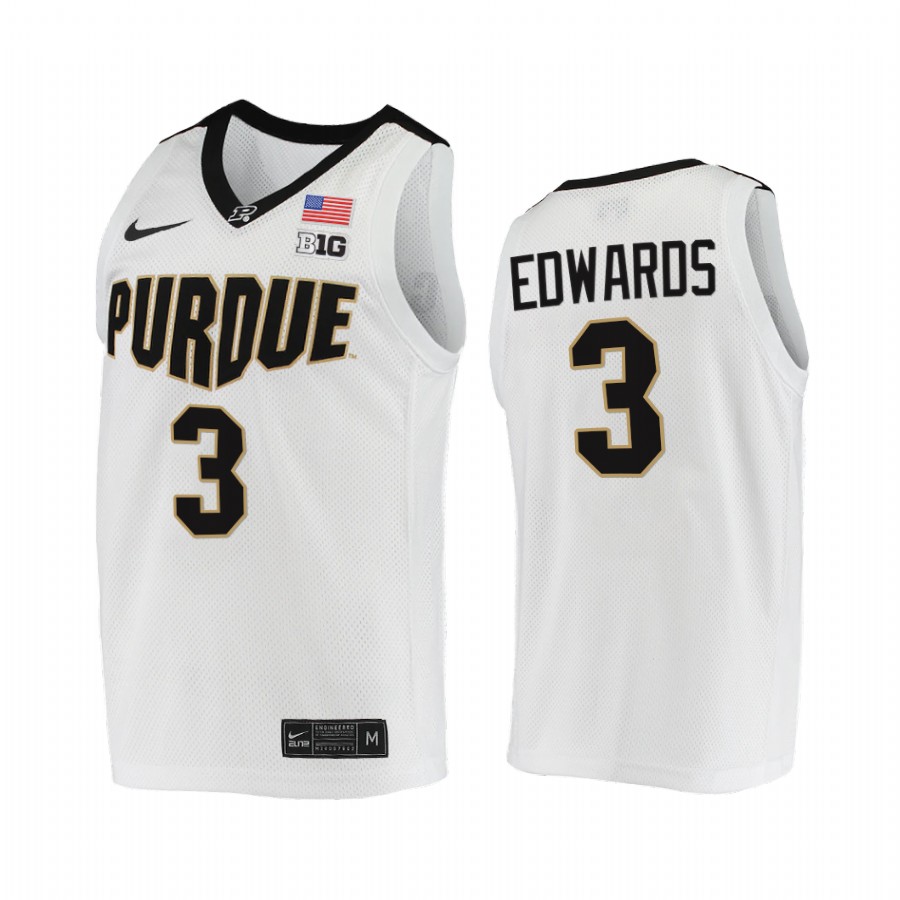 Purdue Boilermakers Carsen Edwards Jersey College  White NBA Alumni Uniform