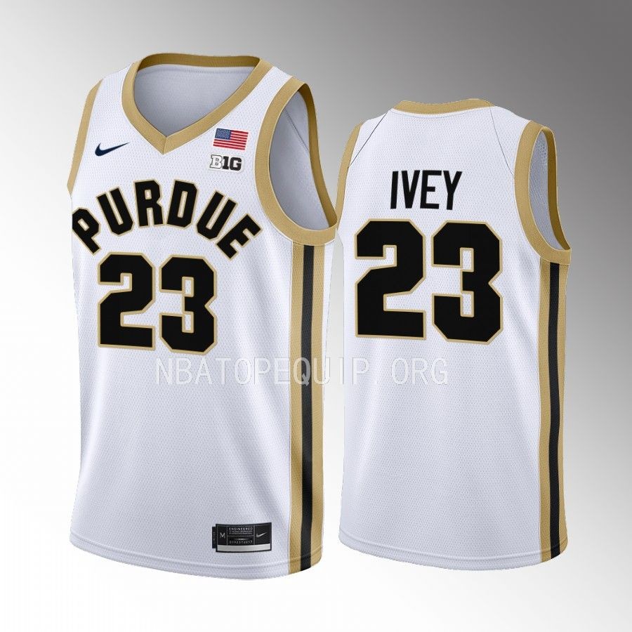 Purdue Boilermakers Jaden Ivey Jersey 2022-23 College  White Uniform