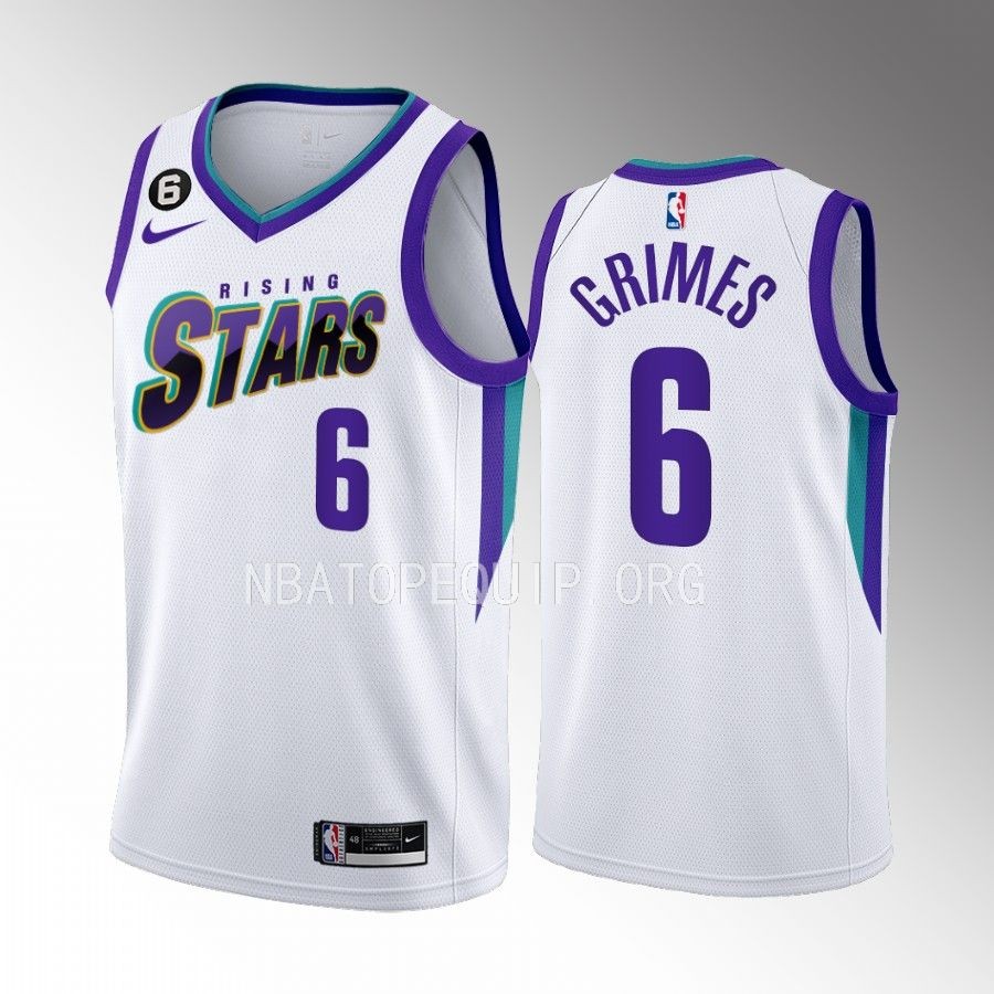 Quentin Grimes 2023 NBA Rising Stars White Jersey New York Knicks #6