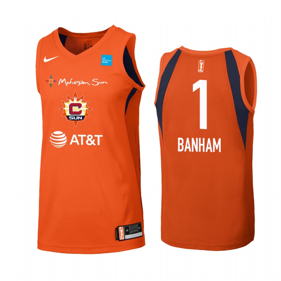 Rachel Banham Connecticut Sun WNBA Primary Women's Orange Jersey