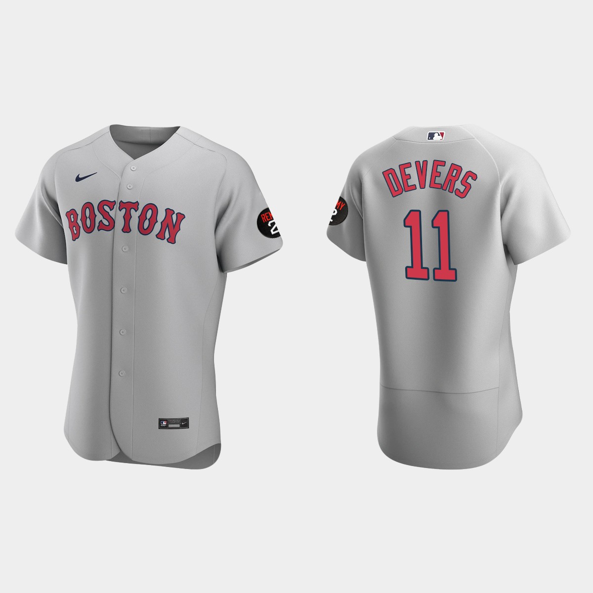 Rafael Devers Boston Red Sox Jerry Remy Jersey - Gray