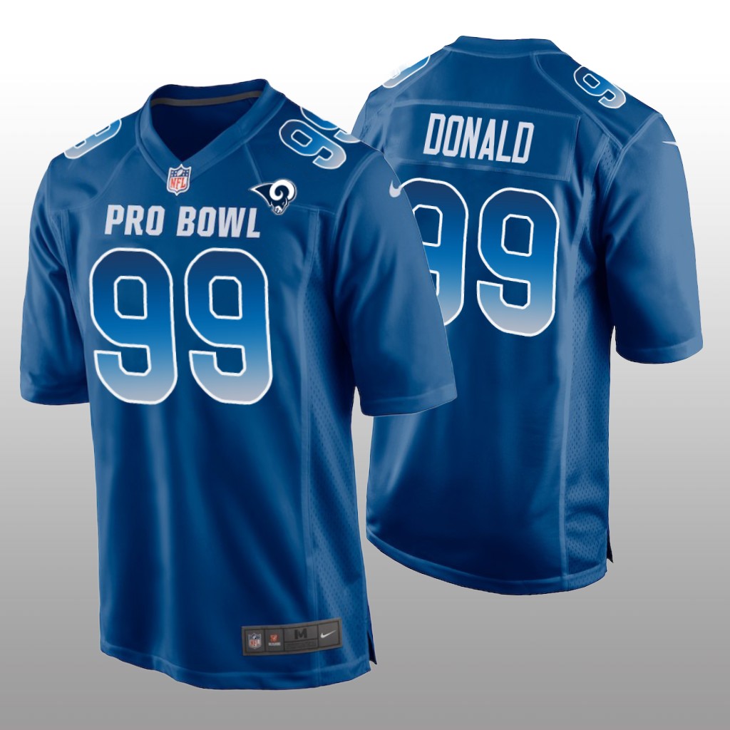 Rams Aaron Donald NFC Game Royal  Jersey - 2019 Pro Bowl